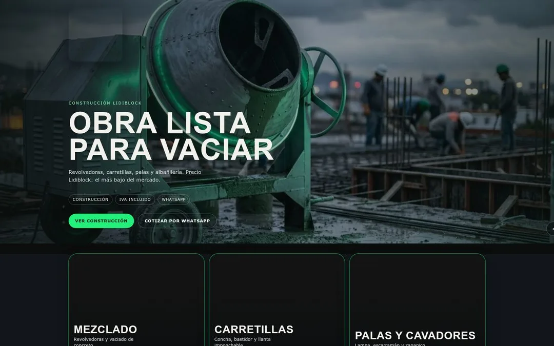 Sitio web Lidiblock
